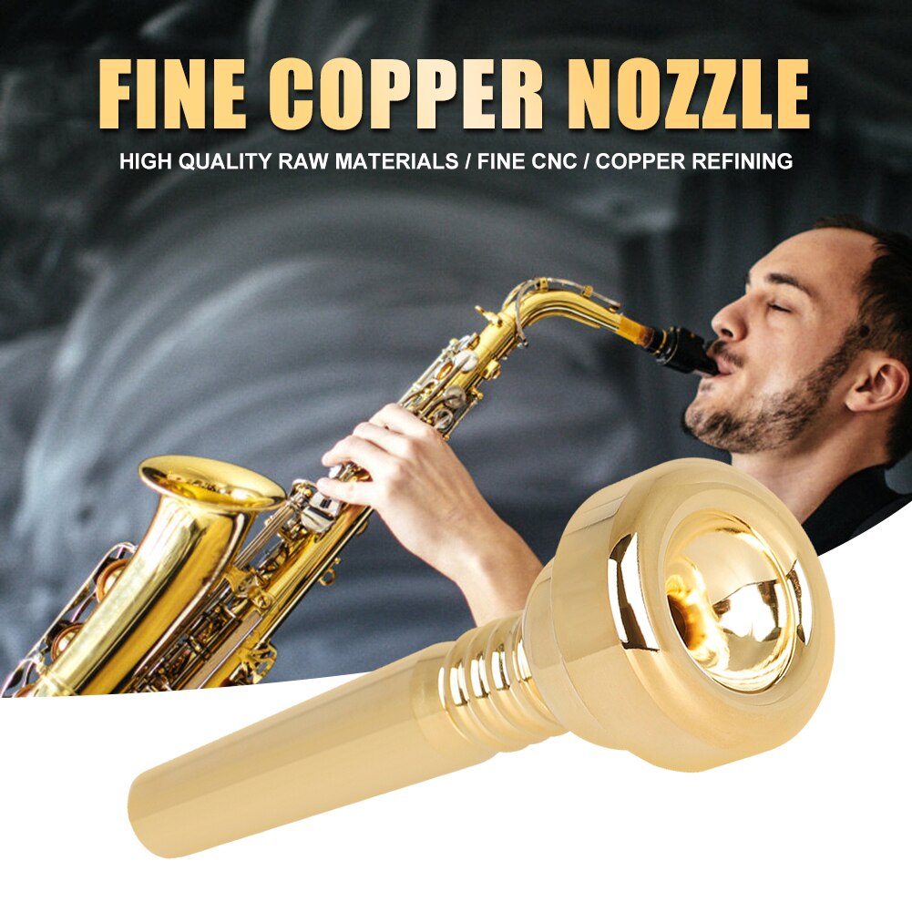 Draagbare 17C Trompet Mondstuk Messing Muziekinstrument Praktijk Bugle Mond Lichtgewicht Draagbare Muziek Elementen