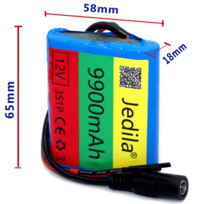 100%.New.12V.9900 mAh.3S1P.Batterie Au Lithium.18650.Batterie Au Lithium Pack Protection Conseil Recarregável.