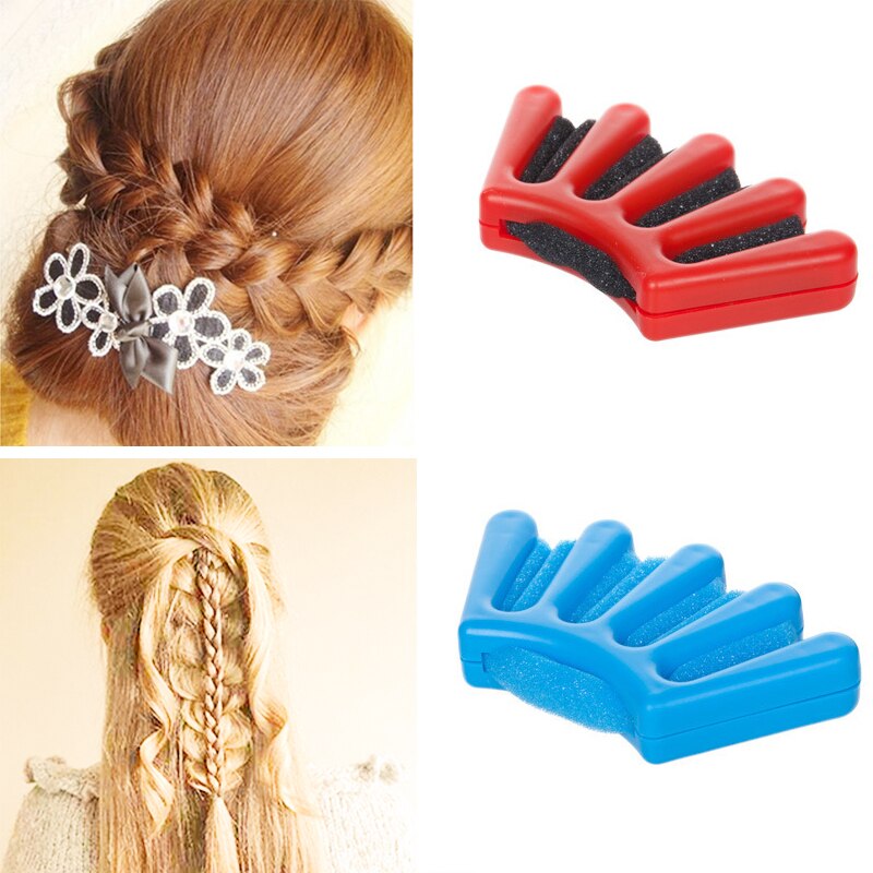 1Pcs Charmante Franse Stijl Vrouwen Meisjes DIY Spons Haar Braider Vlecht Haar Twist Vlechten Tool Hair Styling Tools