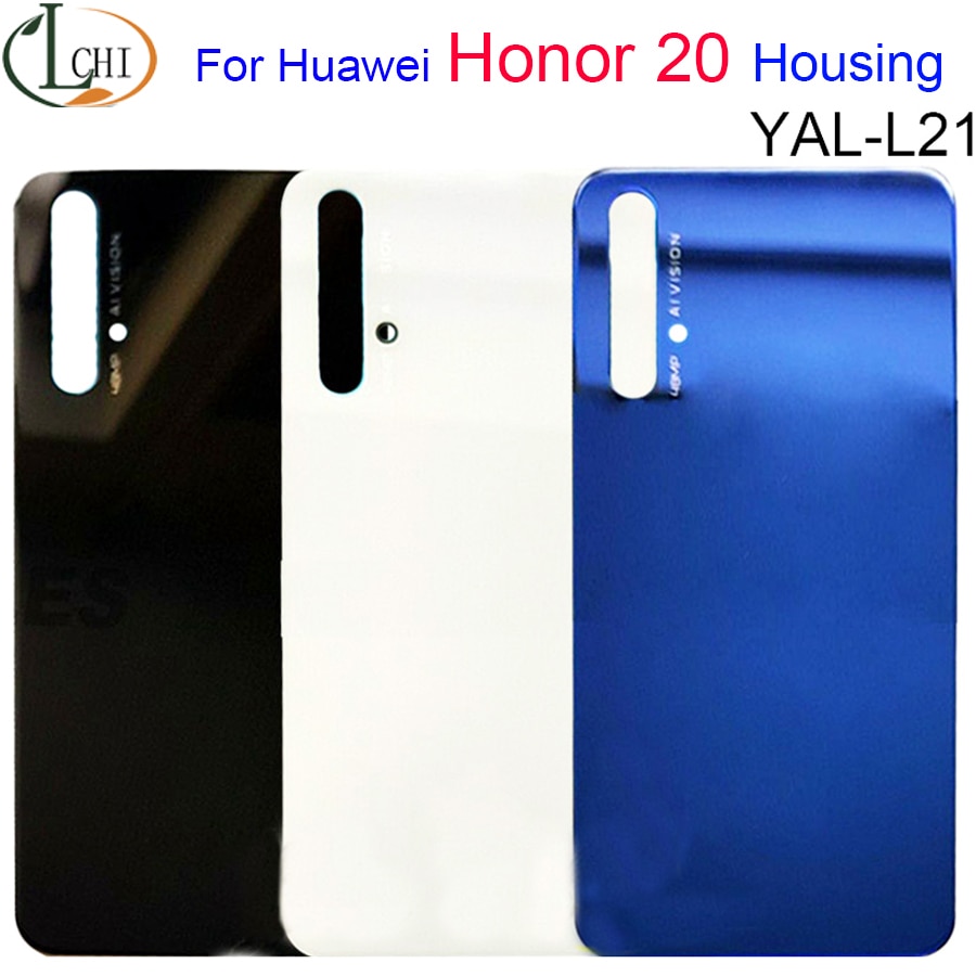 Für Huawei honor 20 batterie abdeckung Tür Zurück Für honor 20 Batterie Tür Ersatz Teile Für honor 20 YAL-L21 Zurück abdeckung fallen