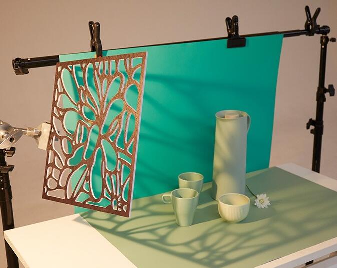 Videostudio houten vlag paneel reflector diffuser fotografie schieten licht en schaduw artefact retro schieten achtergrondbord