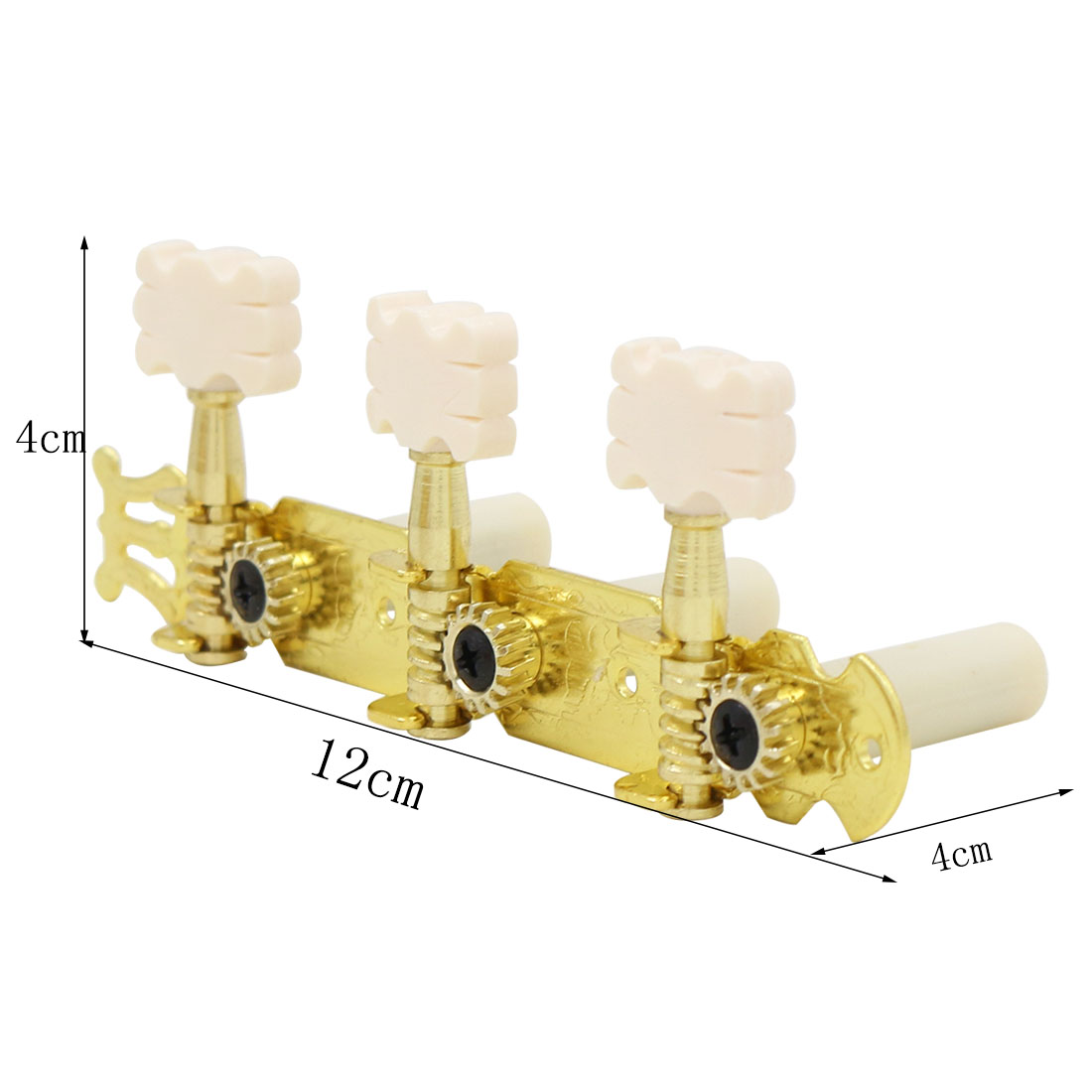 Classical Guitar Knobs Triple Guitar Tuners Machine Head Classical Guitar Tuning Pegs Knobs Classical Guitar Accessories Parts: green