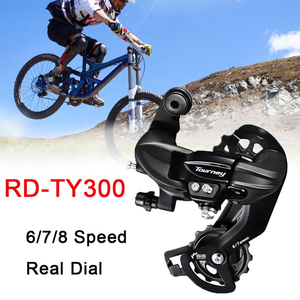 TY300 Rear Derailleur 6 7 8 Speed Rear Derailleur Mountain Bicycle Part TY300 Bike Rear Derailleur
