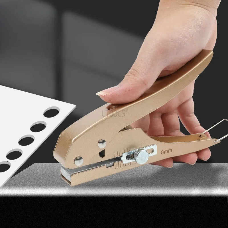 Countersink Drill Bit Set with Edge Banding Punching Pliers Carpentry PVC Card Punching Pliers Iron Screw Nail-eyes Masking Tool