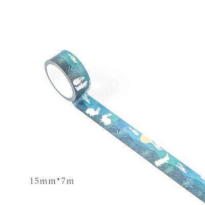 15mm * 7m söta kawaii kyoto dekoration japanska naglar dekorativa washi-tejp gör-det-själv scrapbooking maskeringstejp skolkontorstillbehör: 11