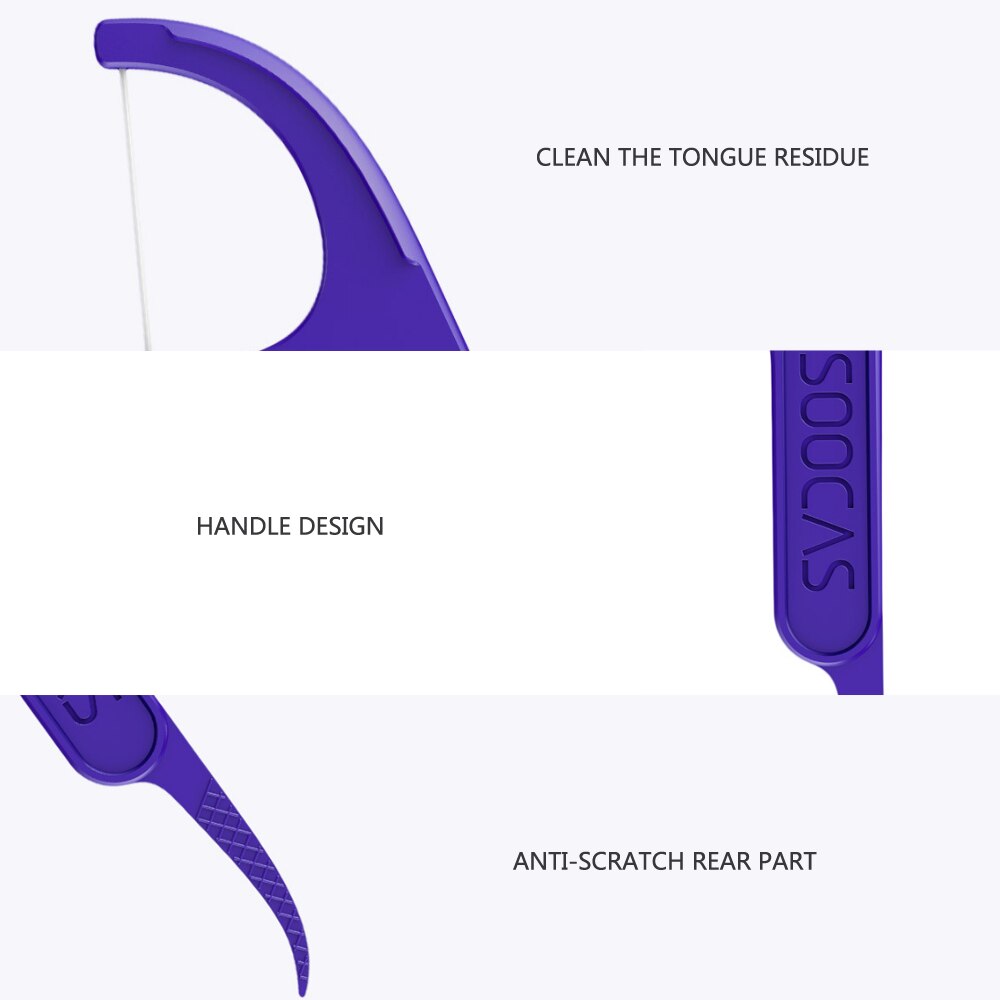 Xiaomi Soocare Dental Foss Pick Teeth Tooth Toothpicks Stick Oral Care Ergonomic FDA Testing Food Grade 50pc/box