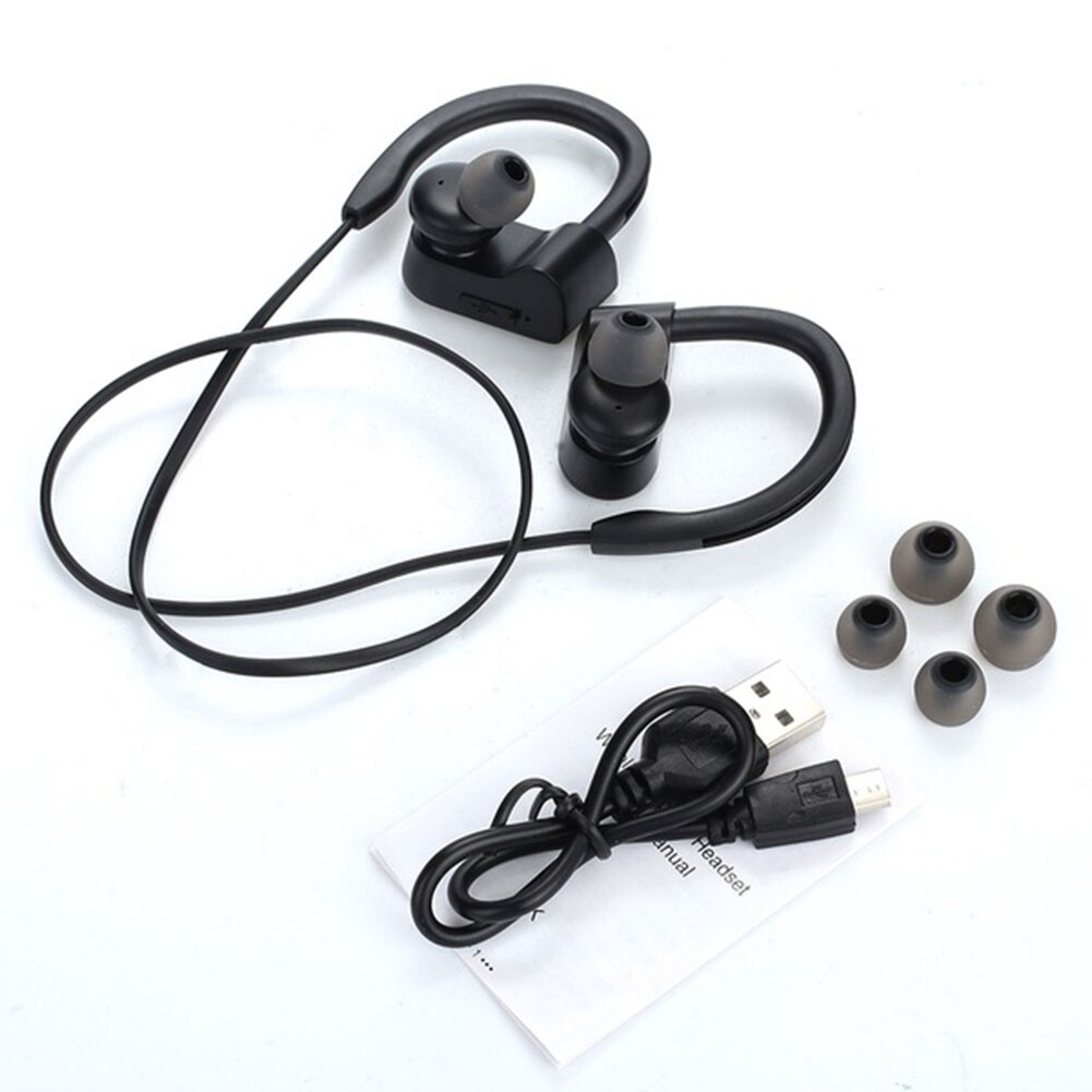 K98 Auriculares resistentes al agua con bajo, estéreo, inalámbricos, Bluetooth, Auriculares deportivos, negro, rojo, azul, Block
