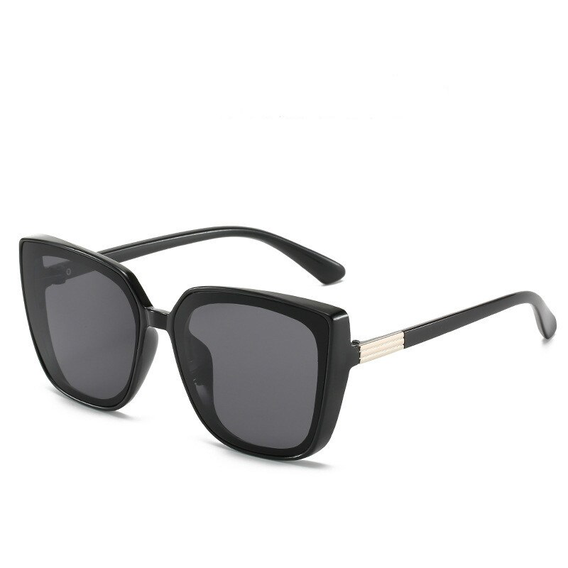 Heren dames temperament all-match zonnebril groot montuur zonnebril ster vierkante zonnebril dames  uv400