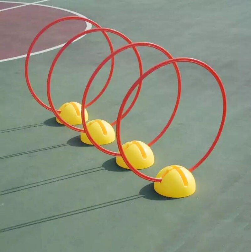 WH Pet Dog Outdoor Games Exercise Training Obedience Rehabilitation Agility Equipment Dog Hurdle Ring Jump hoop Canine Agility