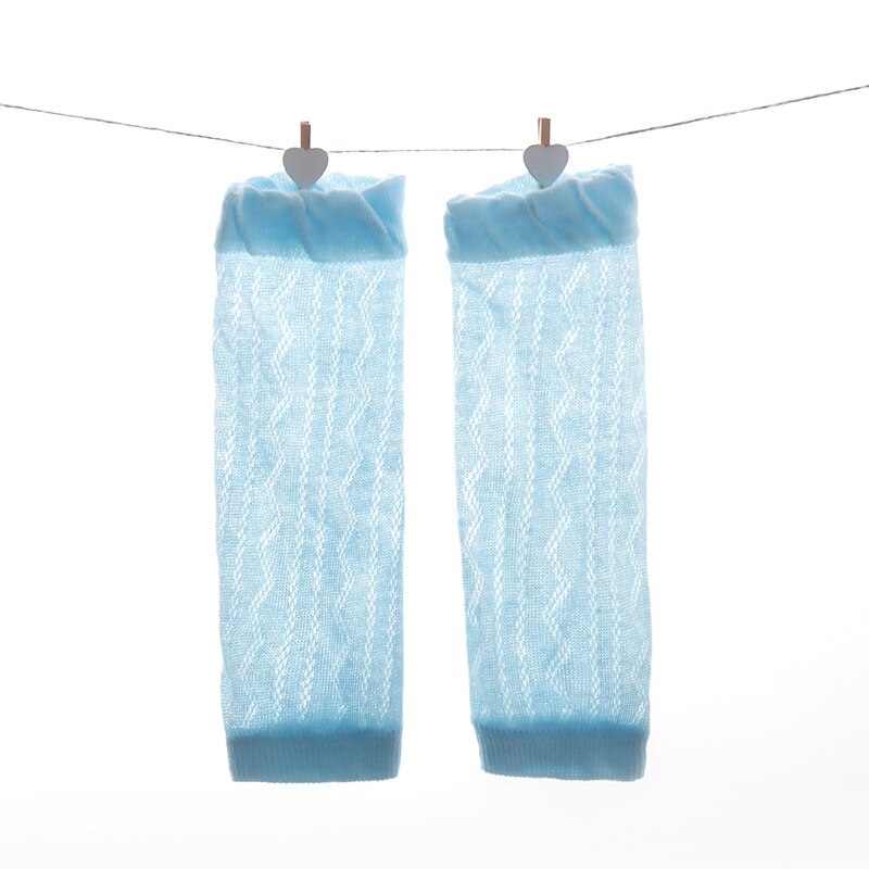 NIÑOS Calcetines de bebé de Color sólido calcetines de bebé niña y niño infantil calcetines altos de rodilla otoño invierno cálido Sokken niños calentadores de piernas: Azul