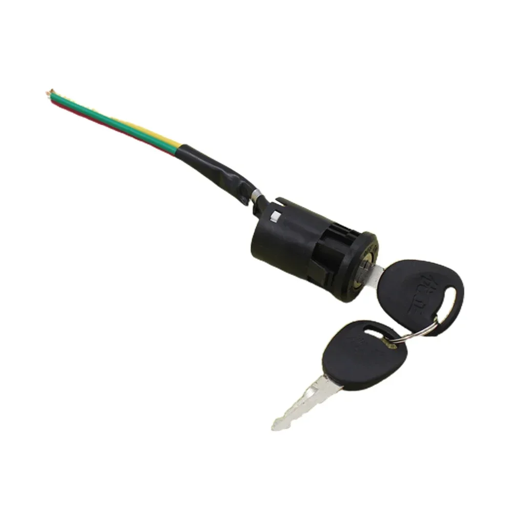 Electric Bicycle Ignition Switch Key Power Lock For Electric Scooter S / M / L Portable Key Power Lock E-bike Components Parts: light green