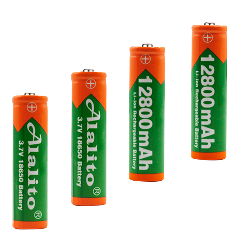 Original 3.7V 18650 Battery 12800mah lithium batteria rechargeable lithium battery for flashlight Torch AccumulatorCell
