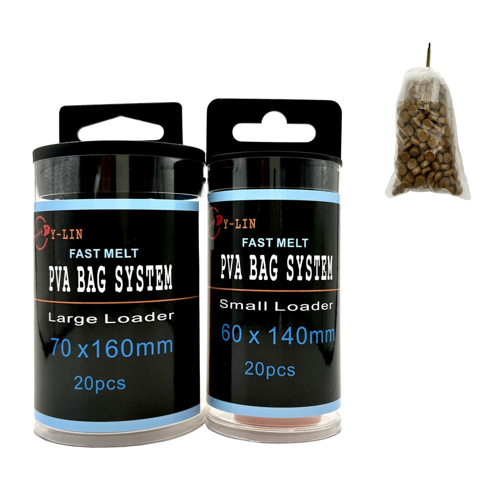 Accessori per la pesca alla carpa Sistema di caricamento delle borse in PVA Strumento di esca per borse solide Maglia a fusione rapida