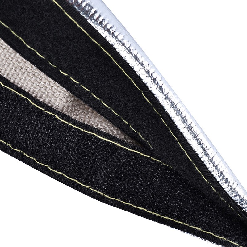 2M Metallic Hitteschild Thermische Fire Mouwen Geïsoleerde Draad Slang Wrap Loom Buis Bescherm Cover Binnendiameter 10/20/30/40Mm