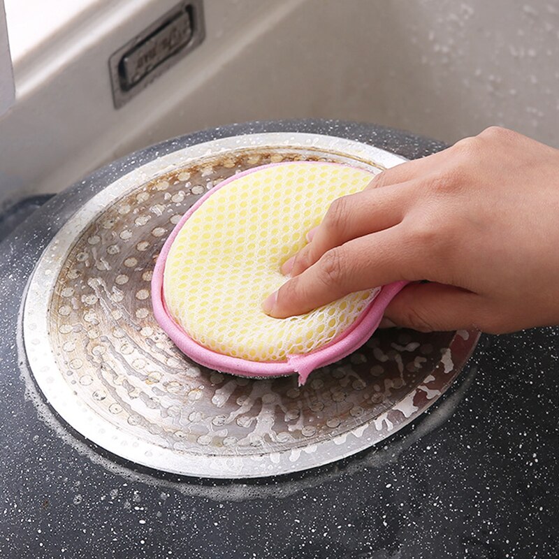 10/20/40 pz doppio lato lavastoviglie spugna pentola pentola spugne lavaggio utensili per la pulizia della casa stoviglie da cucina spazzola di lavaggio