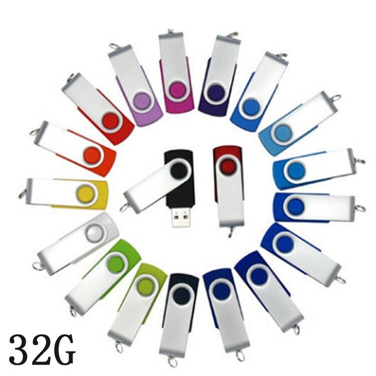 Zinc Alloy Usb Memory Stick USB Flash Drive 8GB 16GB 32GB 64GB Disk On Key: 32GB