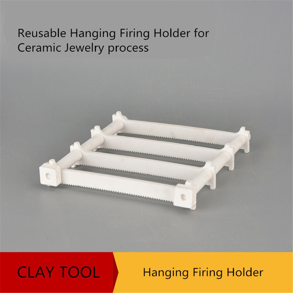 Support de cuisson suspendu réutilisable pour le processus de bijoux en céramique, outil en argile de poterie, fil de tungstène résistant aux hautes températures au choix: 1pc Hanging Holder