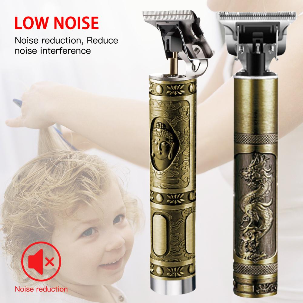 Men's Electric Clipper Rechargeable Wireless Hairdresser Haircut Tool Carving Electric Hair Outliner Grooming Electric Clipper