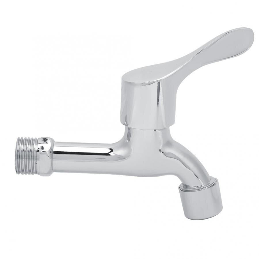 G1/2in Zinklegering Mooie Chrome Plated Huishoudelijke Kraan Water Tap Voor Thuis Badkamer Keuken