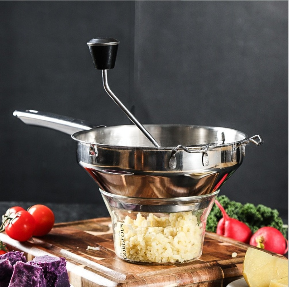 Stainless Steel Rotary Food Mill Great for Making Puree or Soups of Vegetables Tomatoes Home Kitchen Tools