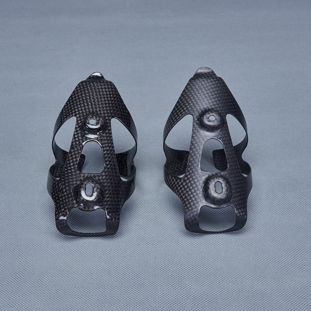 Pełna węgiel fiber rowerowa skrzynka na butelki butelka wody uchwyt na czajniczek wioślarz jazda na rowerze drink stojak 3K błyszczący matowy