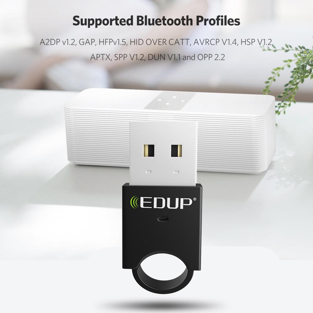 High-Rate Draadloze Bluetooth Usb Adapter 4.0 Bluetooth Dongle Muziek Sound Receiver Bluetooth Zender Voor Speaker Printer