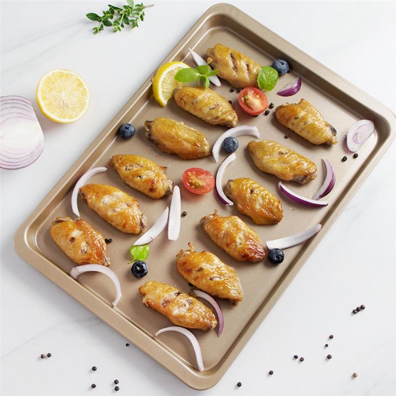 1 Pc Hittebestendige Cookie Pan Creatieve Rechthoekige Anti-aanbak Bakplaat Bakken Pan Cake Sheet Diy Bakken Tools