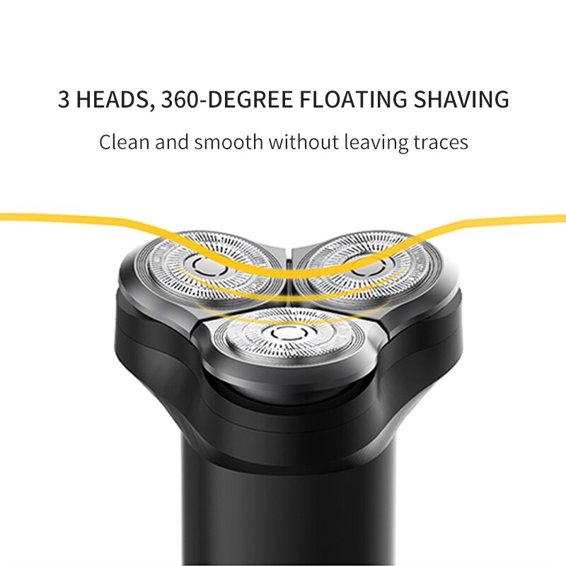 Xiaomi Electric Shaver Mijia S300 Razor for Men Shaving Beard Machine IPX7 Waterproof Type-C Charging 3D Floating Shavers