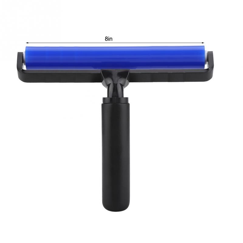 4 Maten Stofverwijdering Roller Voor Kleding Kleverige Silicone Anti-Statische Roller Borstel Manual Home Cleaner Tool Lint Remover: 8 inch