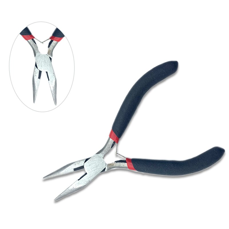 Ferronickel Carbon-Gehärtetem Stahl Runde Nase Ende Schneiden Schmuck Zangen Werkzeug DIY Ausrüstung Zangen Fit Handwerk Beadwork Reparatur: 00509