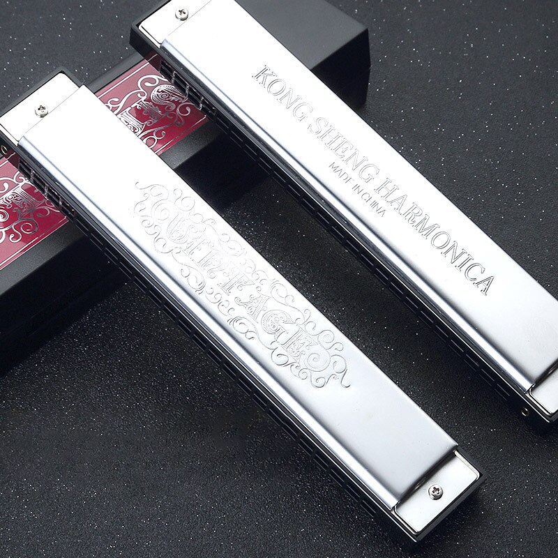 Kongsheng-armónica de trémolo , instrumento Musical con 24 agujeros, llave en C, Mini arpa bucal,