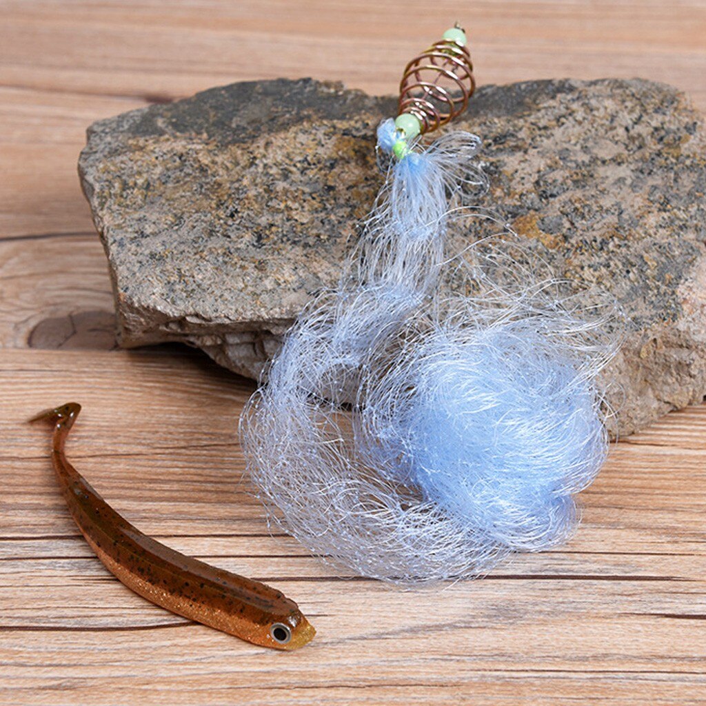Malla con caña de pescar práctica y práctica trampa para peces, de trampa de juego, red de malla de pesca sin necesidad de ganchos, aparejos de pesca: 9 mesh