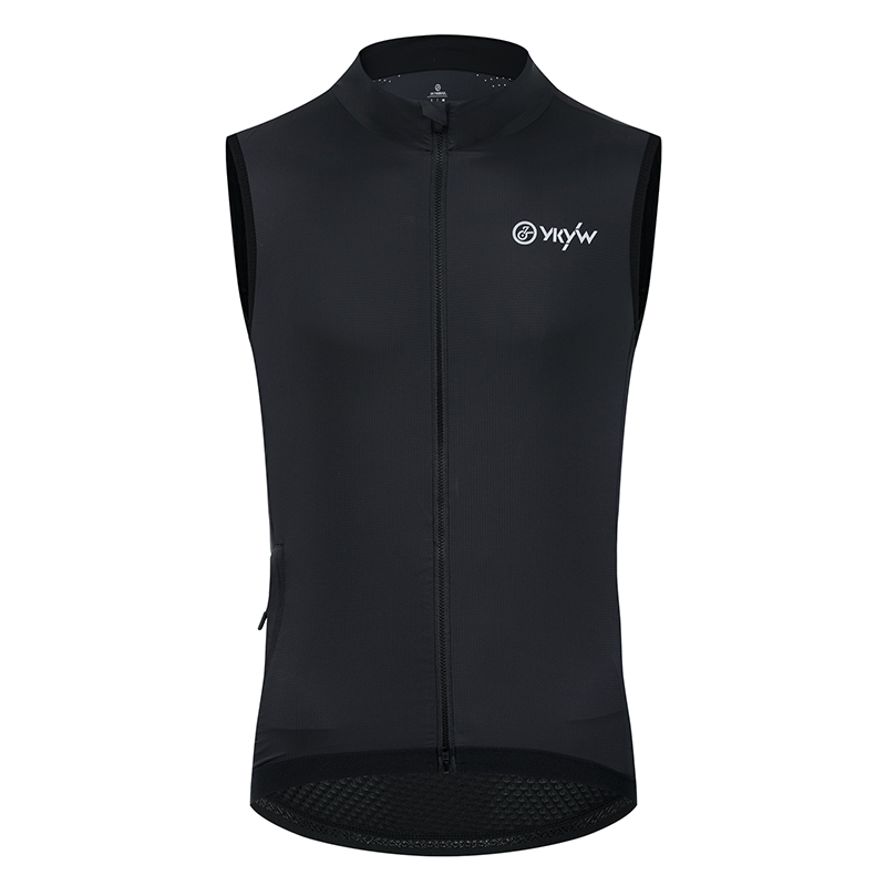 YKYWBIKE Heren Fietsen Vesten UPF50 + Fiets Gilet Waterdicht Racefiets Windjack Lichtgewicht Rijkleding Mouwloze Jas: M / Beige