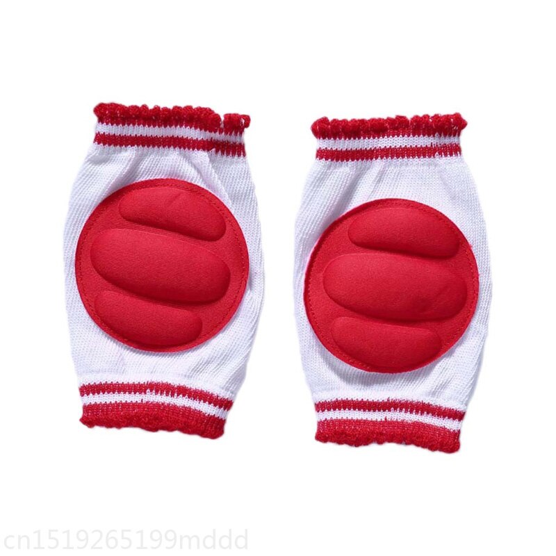 Kids Kneecap Breathable Knees Protector Crawling Leg Pads Elbow Cushion Toddlers: Red