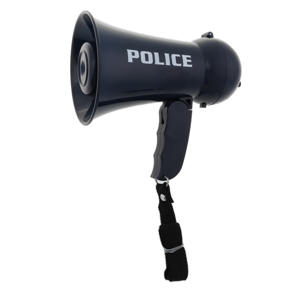 Children Police Officer Megaphone with Sound For Kids Pretend Play Game Toys