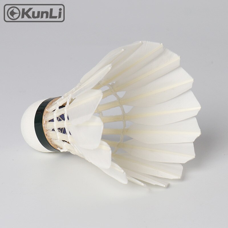 Kunli Badminton volants KL-03 meilleure eau canard plume volants pour la compétition Super durable