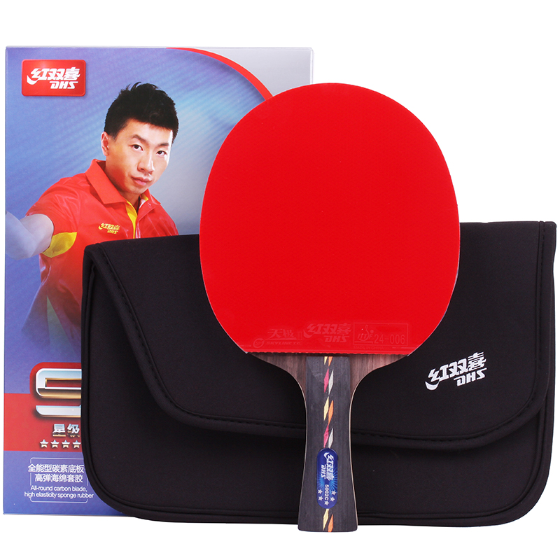 Nueva raqueta De Tenis De Mesa Dhs 5002/5006c, raqueta De Ping Pong De goma redonda, Tenis De Mesa