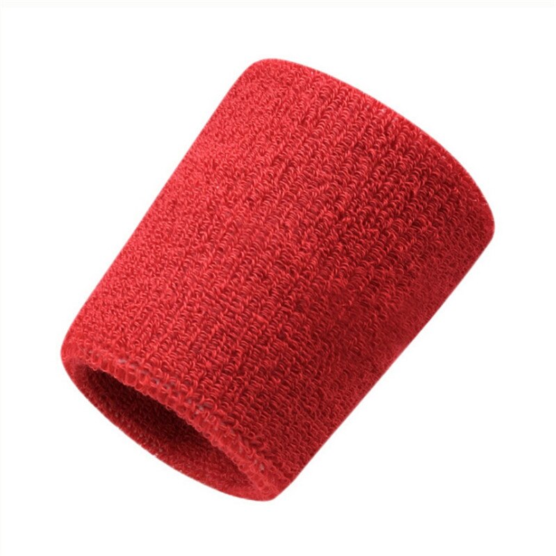 1 st svettband i handleden sportarmband för fotbollsbasket, löpning atletisk sport: Röd