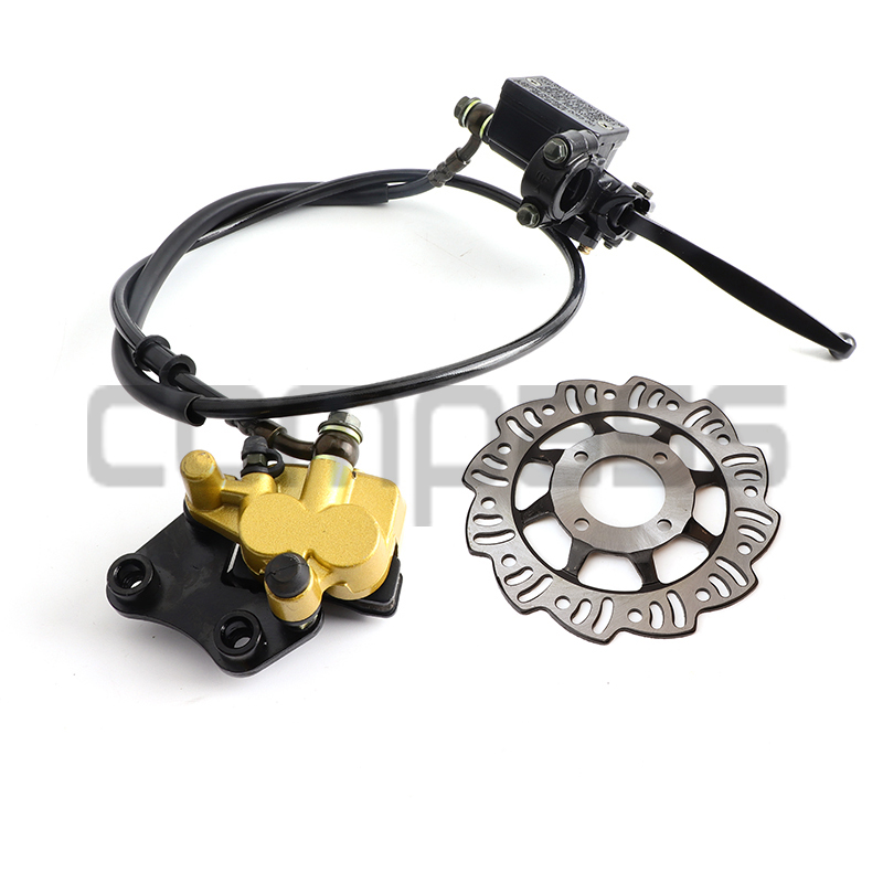 1Set Motorrad Vorne Scheibenbremse Kit Hydraulische Bremssystem für 110cc 125cc 140cc BBR TTR Pit Bike Motocross Roller pitbike
