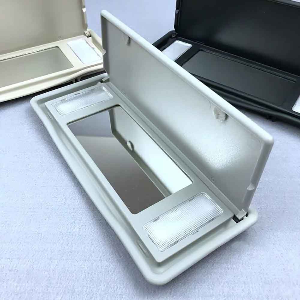 For Land Rover Car Interior Vanity Mirror For Land Rover Discovery 4 Range Rover Sport LR063682 Sun Visor Light: gray