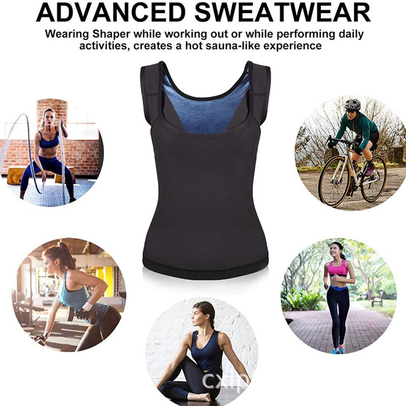 Vrouwen Slanke Body Shapewear Oefening Sauna Vest Zijdeachtige Textuur Ademende Comfortabele Loopschoenen Mode Vest