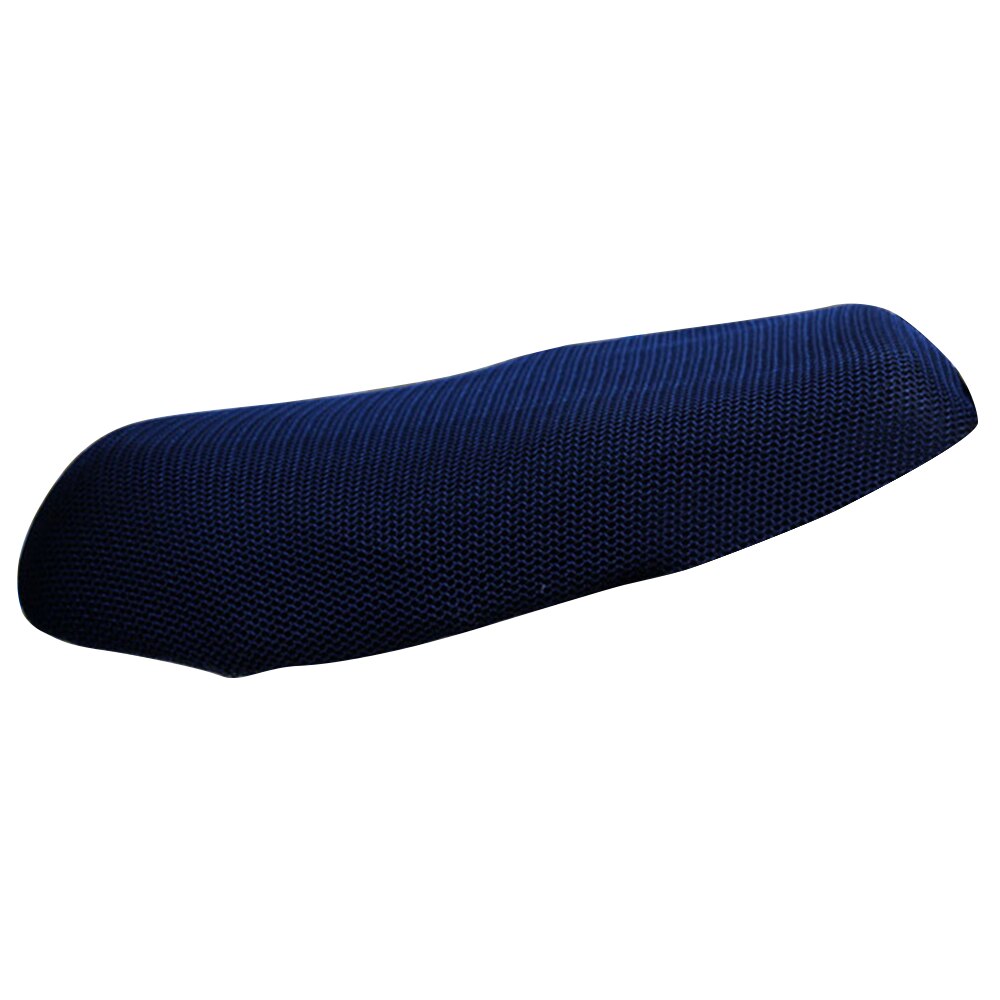 Motorcycle Cushions Universal Motorbike Seats Cover Seat Cycle Flat Saddle Sun Pad Heat Insulation Cushion Protection: Blue XL