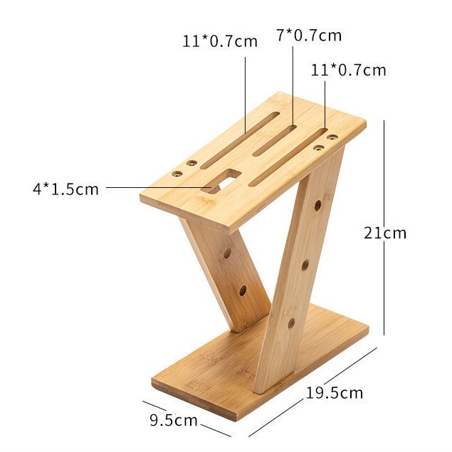 Bamboo Knife Holder, Knife Holder, Storage Rack, Dish Rack, Household Kitchen Supplies, Multi-function Knife Holder: Z tool holder