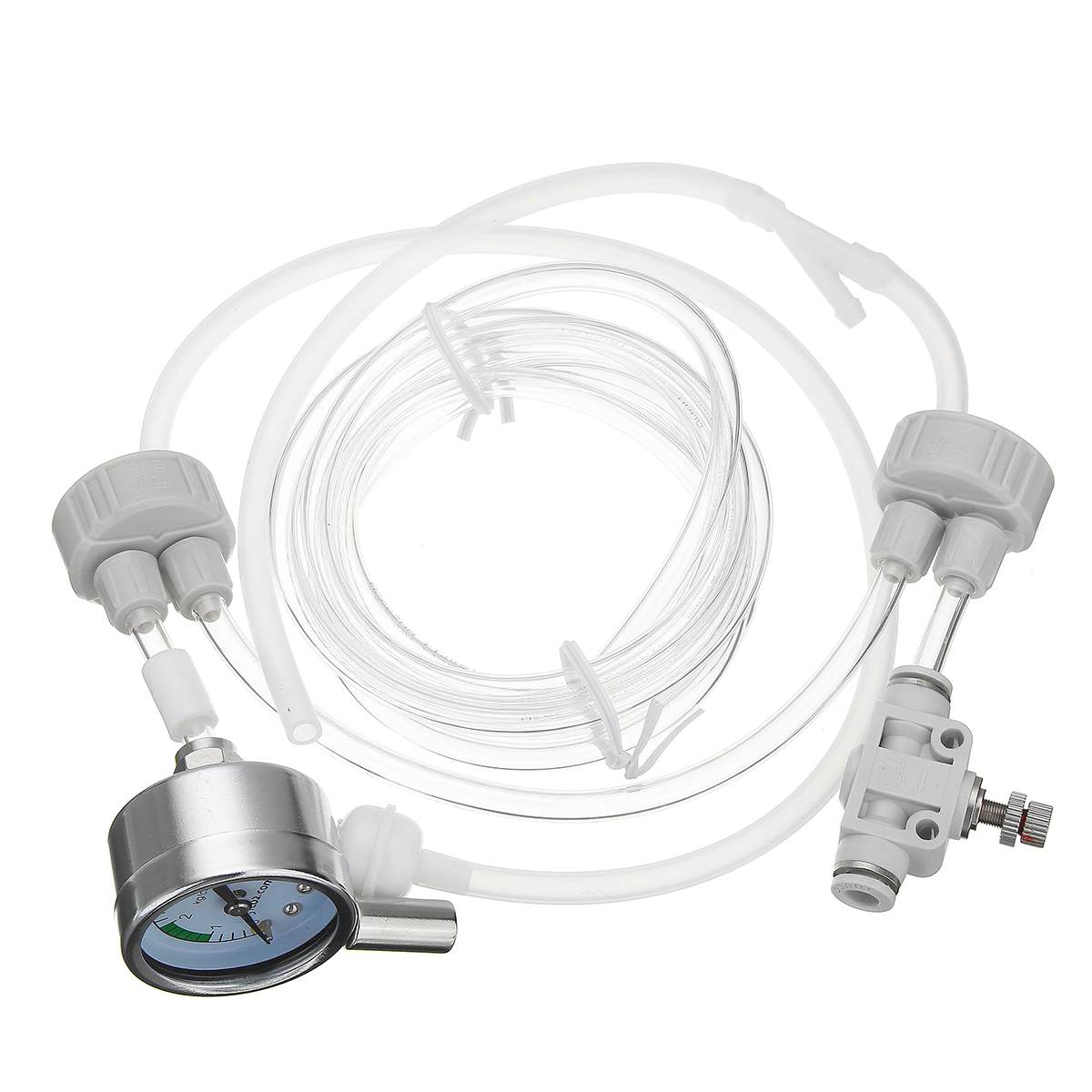 Aquarium DIY CO2 Generator System Kit With Pressure Air Adjustment Water Plant Fish Aquarium Co2 Valve Diffuser