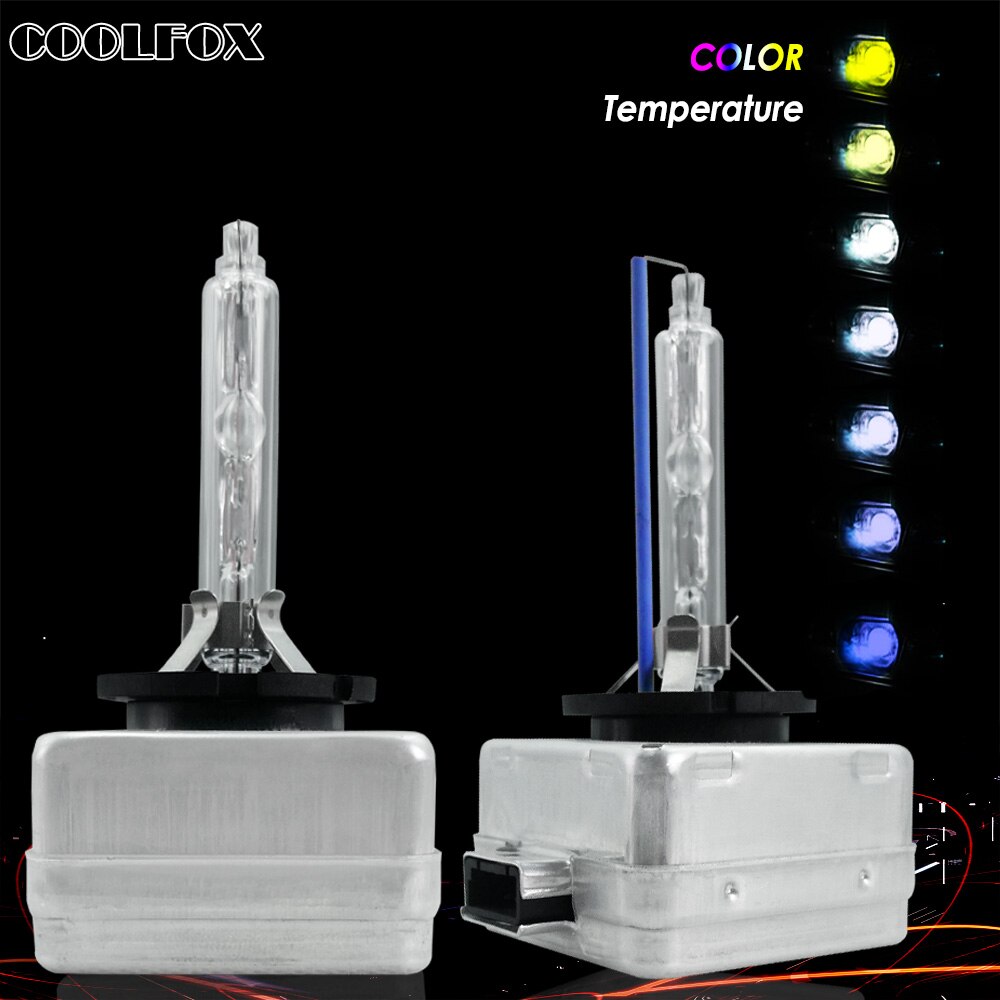 COOLFOX 2 stuks Xenon D1S Koplamp Gloeilamp Licht Vervanging HID Lampada Autolichten 4300 k 6000 k 8000 k 10000 k 12 v 35 w