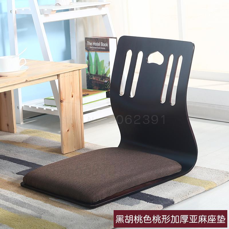 Tatami et chambre chaise lit ordinateur chaise simple sans jambes dossier chaise tabouret japonais et coréen paresseux Qumu flotteur fenêtre chaise: same as picture6