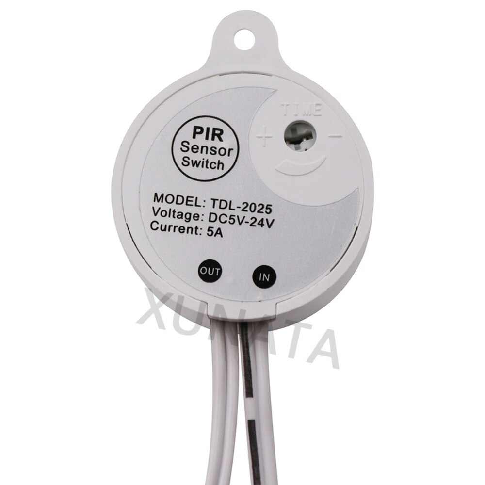 TDL-2025 DC5-24V Aotomatic Mini Infrarood Pir Motion Sensor Switch Detector Met Dc Connector Smart Menselijk Lichaam Sensoren