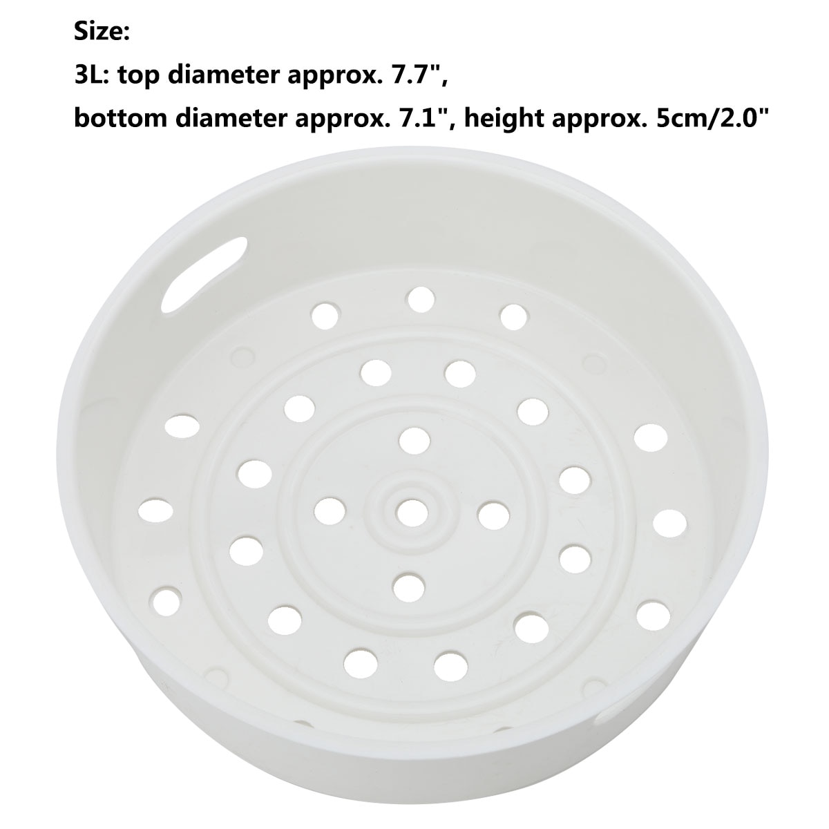 Livsmedelsklassad plast ångångkokorg för supor och midea riskokare kök köksredskap lekue microondas: 3l
