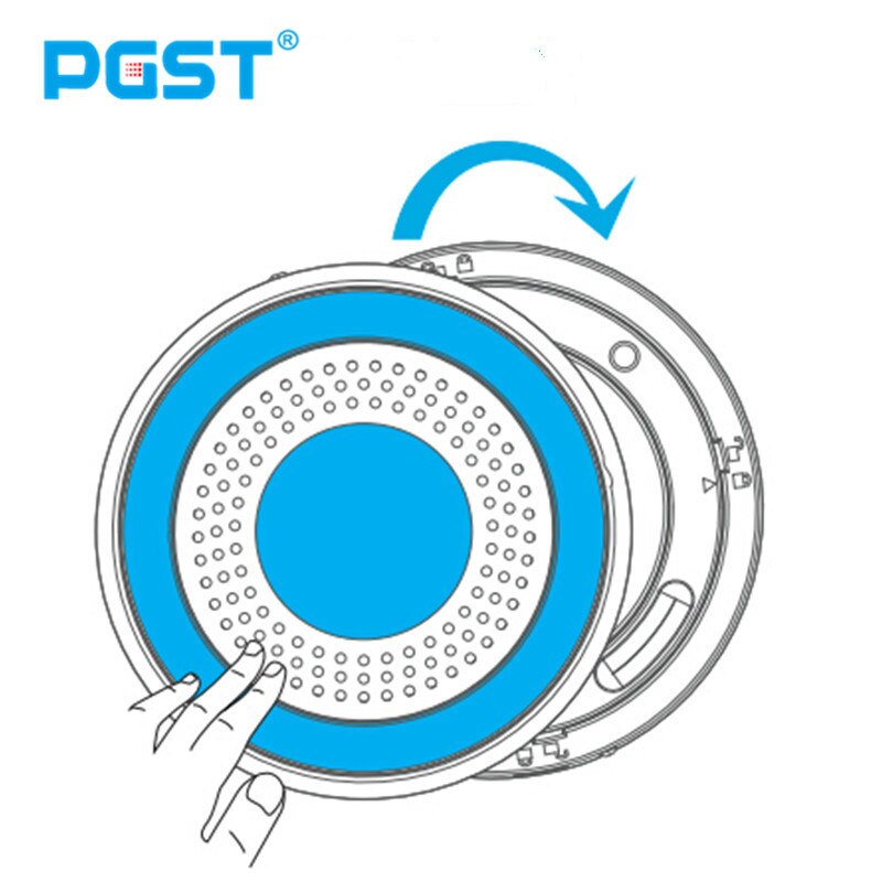 WiFi smoke temperature detector sensor, fire smoke room combination fire alarm, home security system, intelligent fire alarm