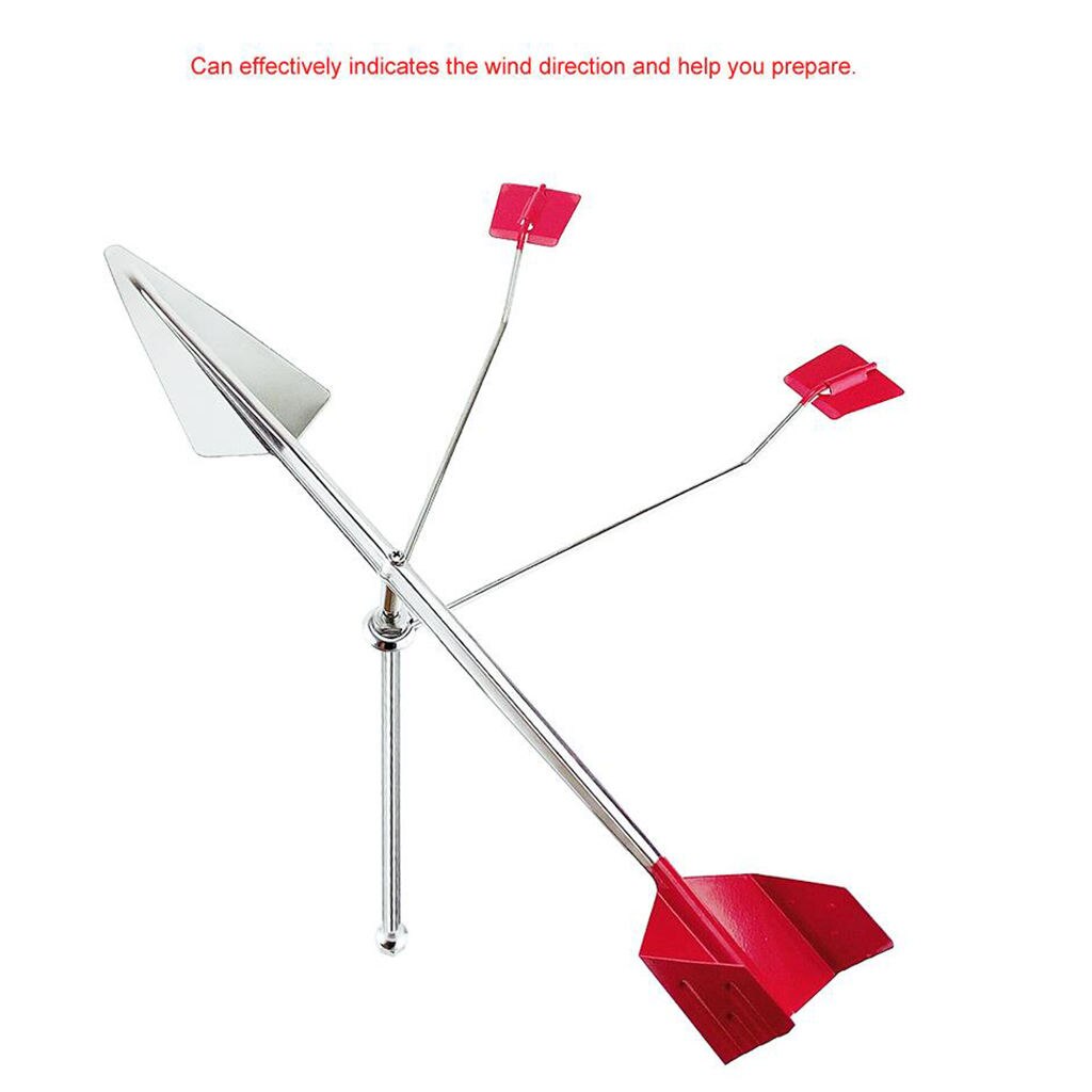 Steel Wind Direction Indicator Meter Instrument for Dinghy Sailboat Marine